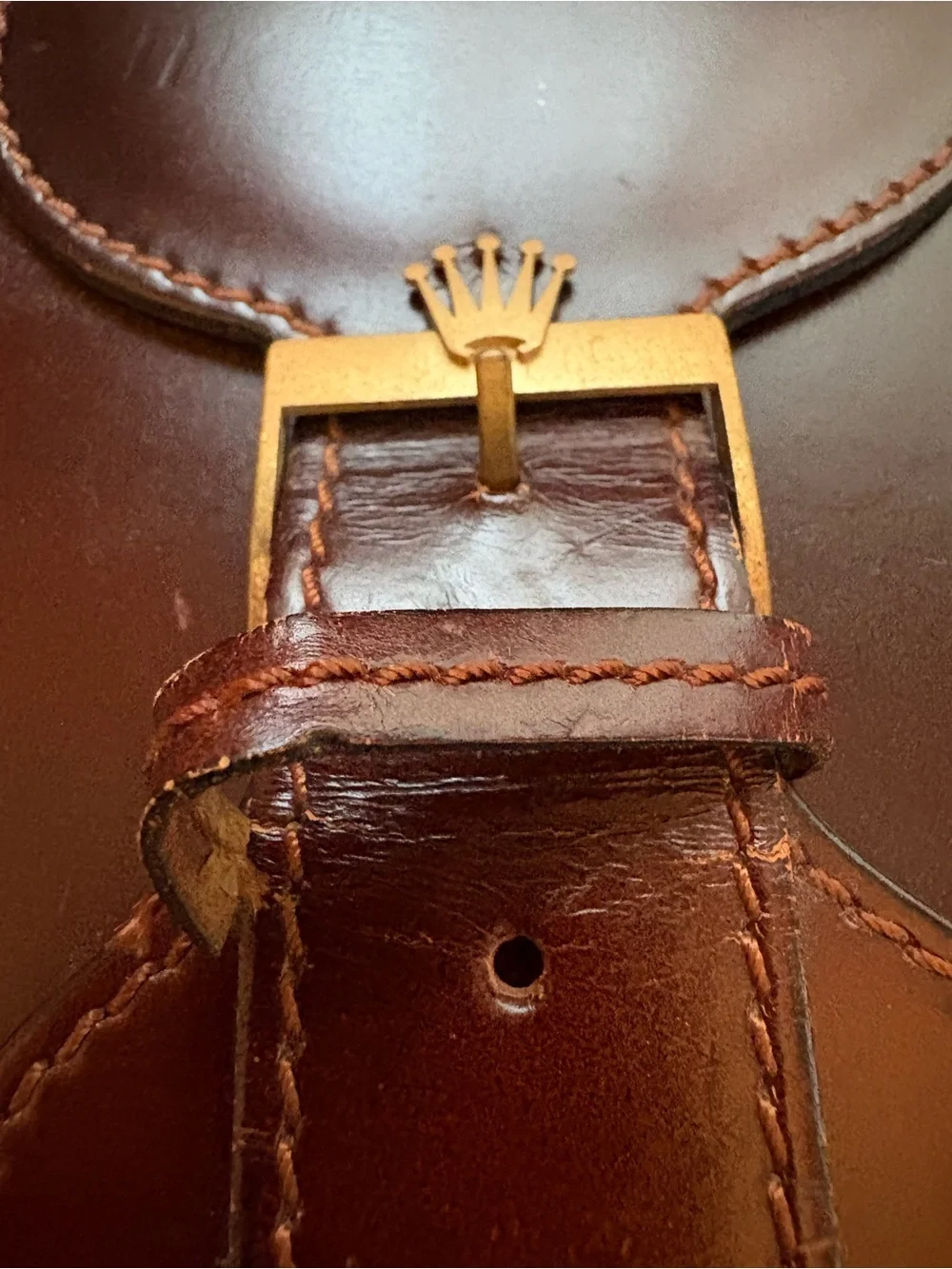 Rolex Watch Box - Brown Leather